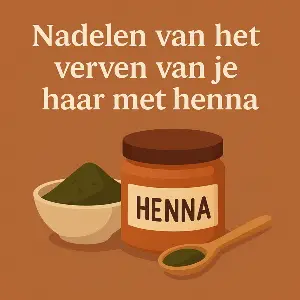 Haar verven met henna nadelen
